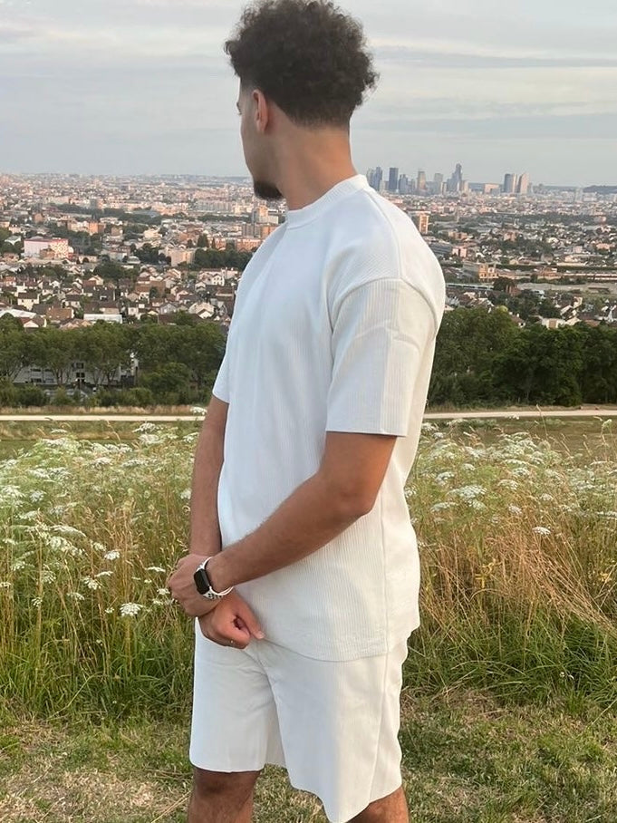 Ensemble PLISSÉ BLANC