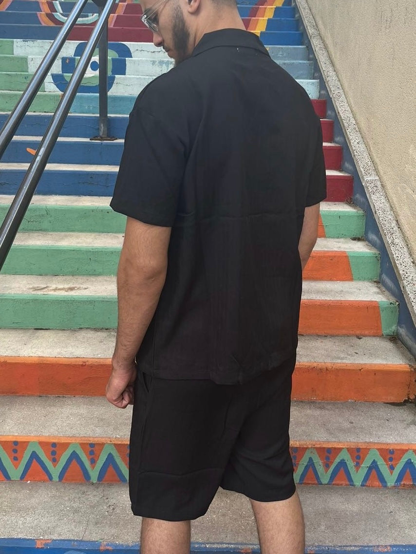 Ensemble CHEMISE NOIR