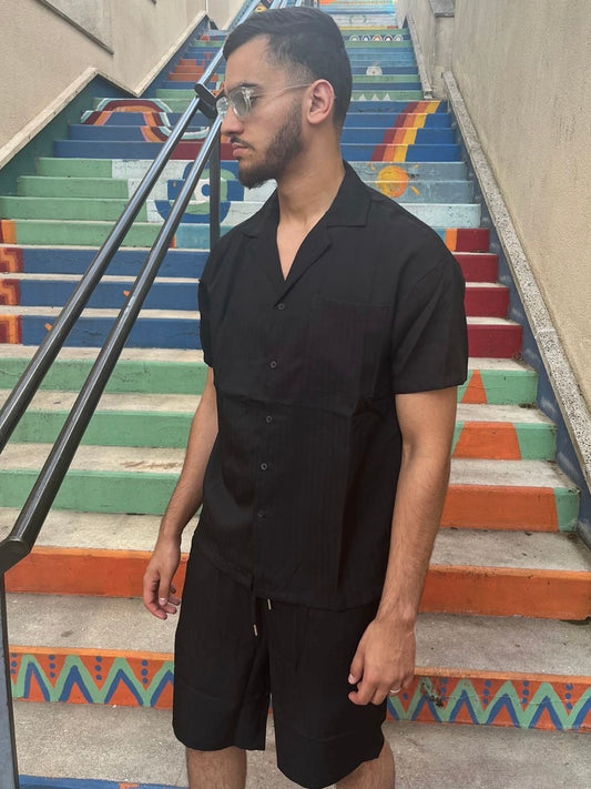 Ensemble CHEMISE NOIR