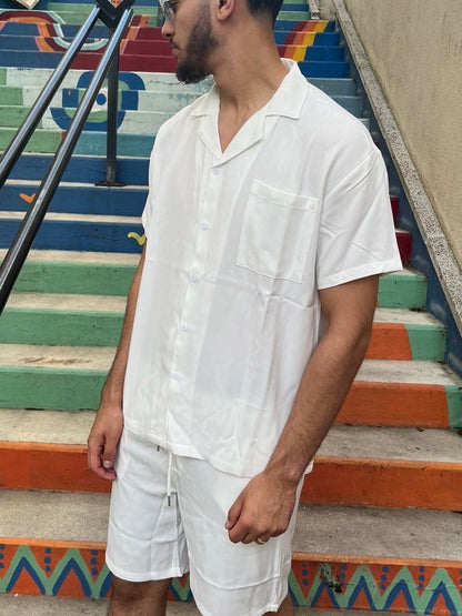 Ensemble CHEMISE BLANC