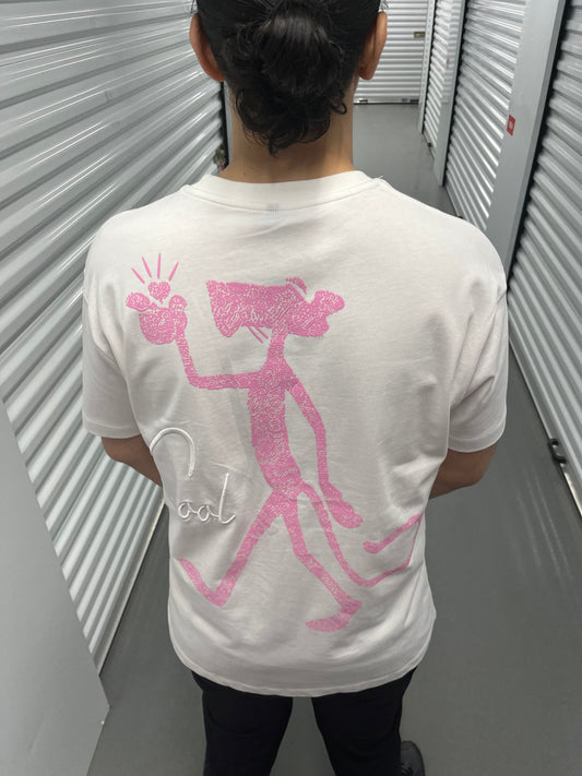 T-shirt PANTHÈRE BLANC